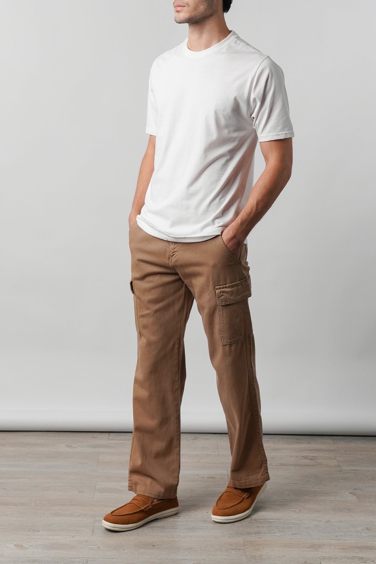 Loose Fit Cargo  - Brown