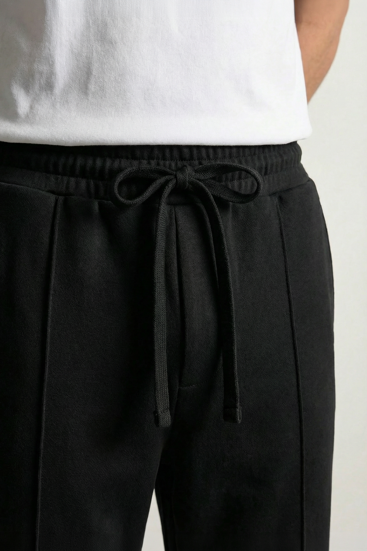 Pintex Jogger Pants - Black alternate view