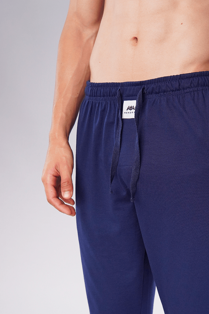 Jersey Pajamas - Navy Blue alternate view