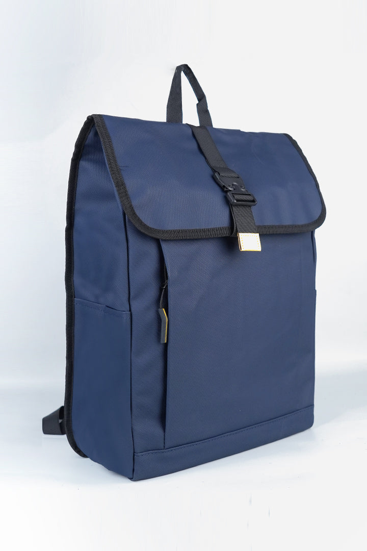 Urban Commuter Roll-Top Backpack - Ocean Blue