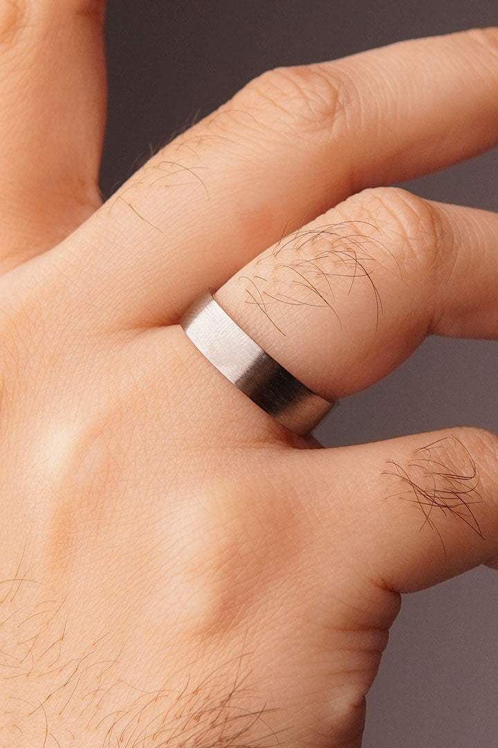 Classic Band Ring - Grey alternate view