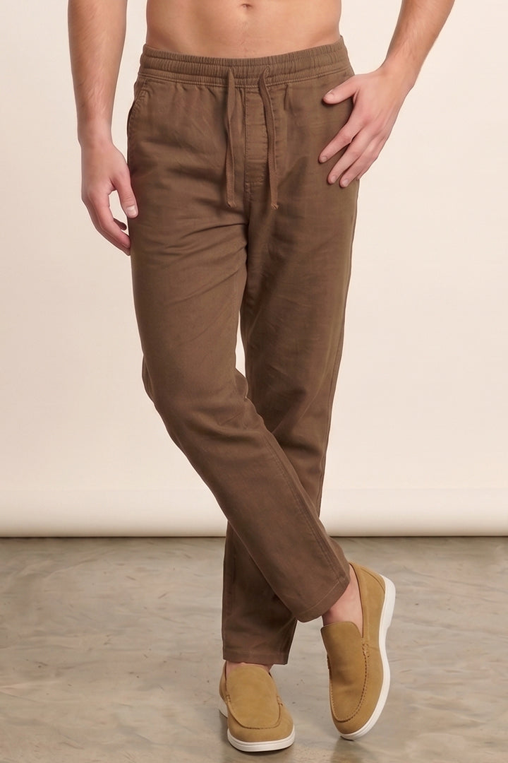Jogger Pants - Brown