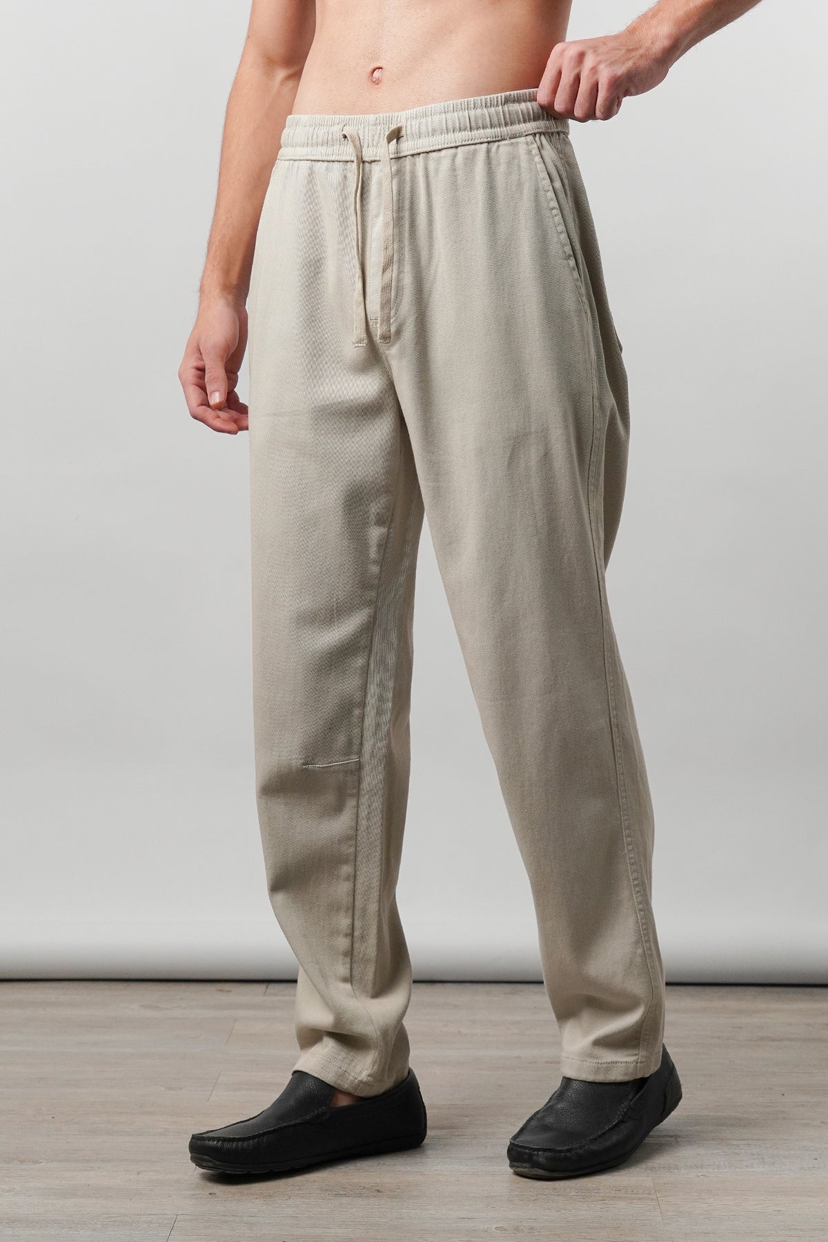 Straight Jogger Pants - Sand