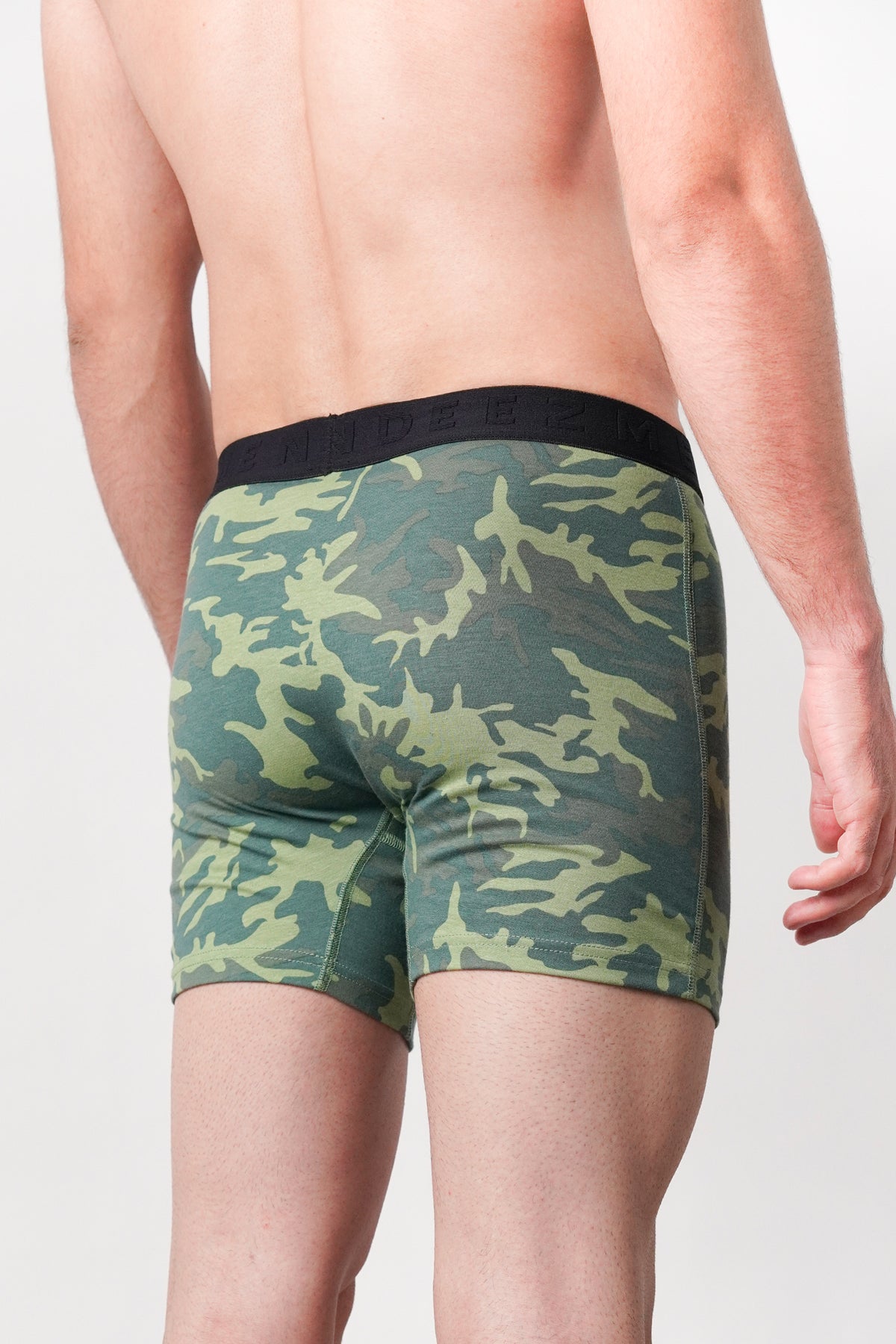 Printed All Day Boxers - Green - FA alternate view