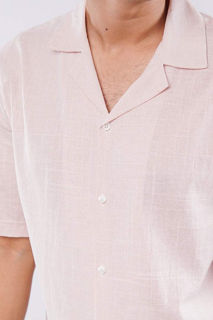 Texture Cuban Shirt - Pink - FA alternate view