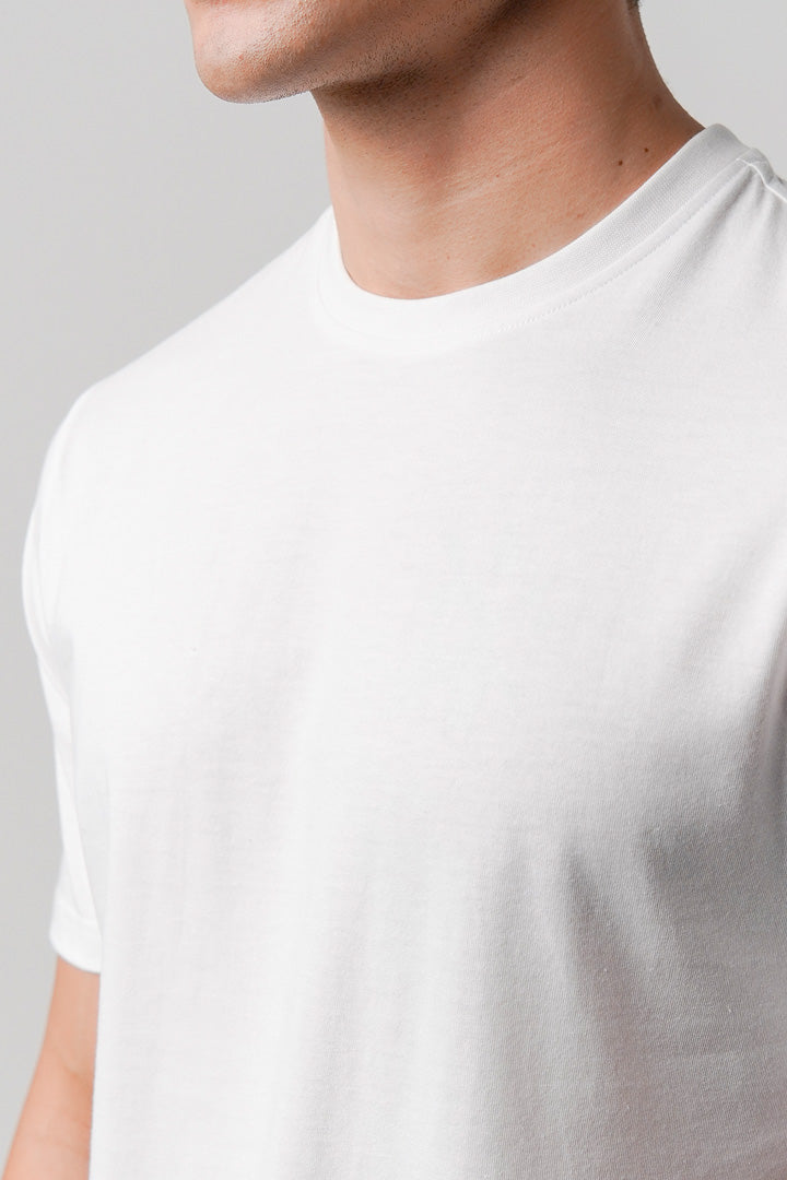Regular Fit Crew Neck T-Shirt - White alternate view