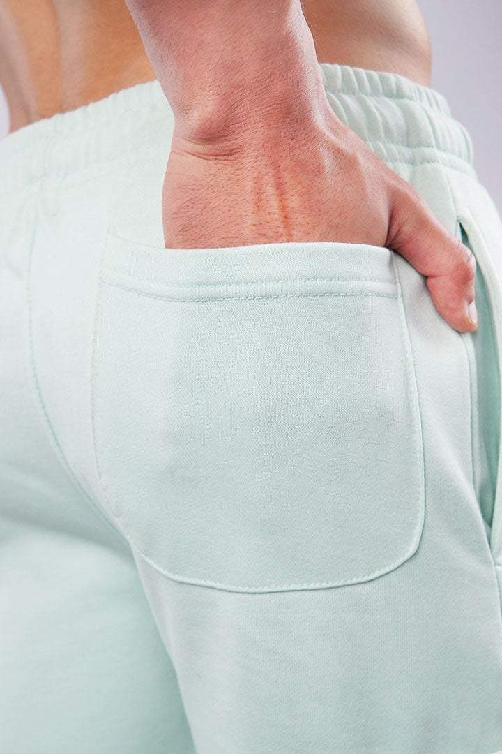 Terry Cargo Shorts - Mint Green - FA