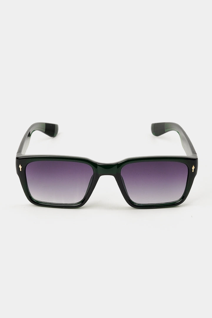 Rectangle Sunglasses - Emerald Green
