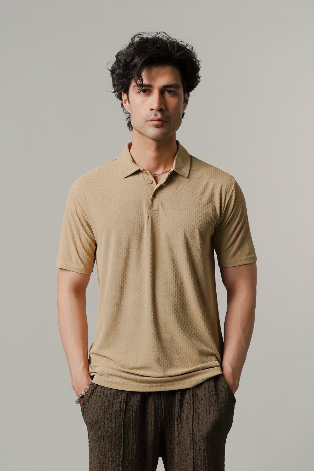 Sports Polo - Beige