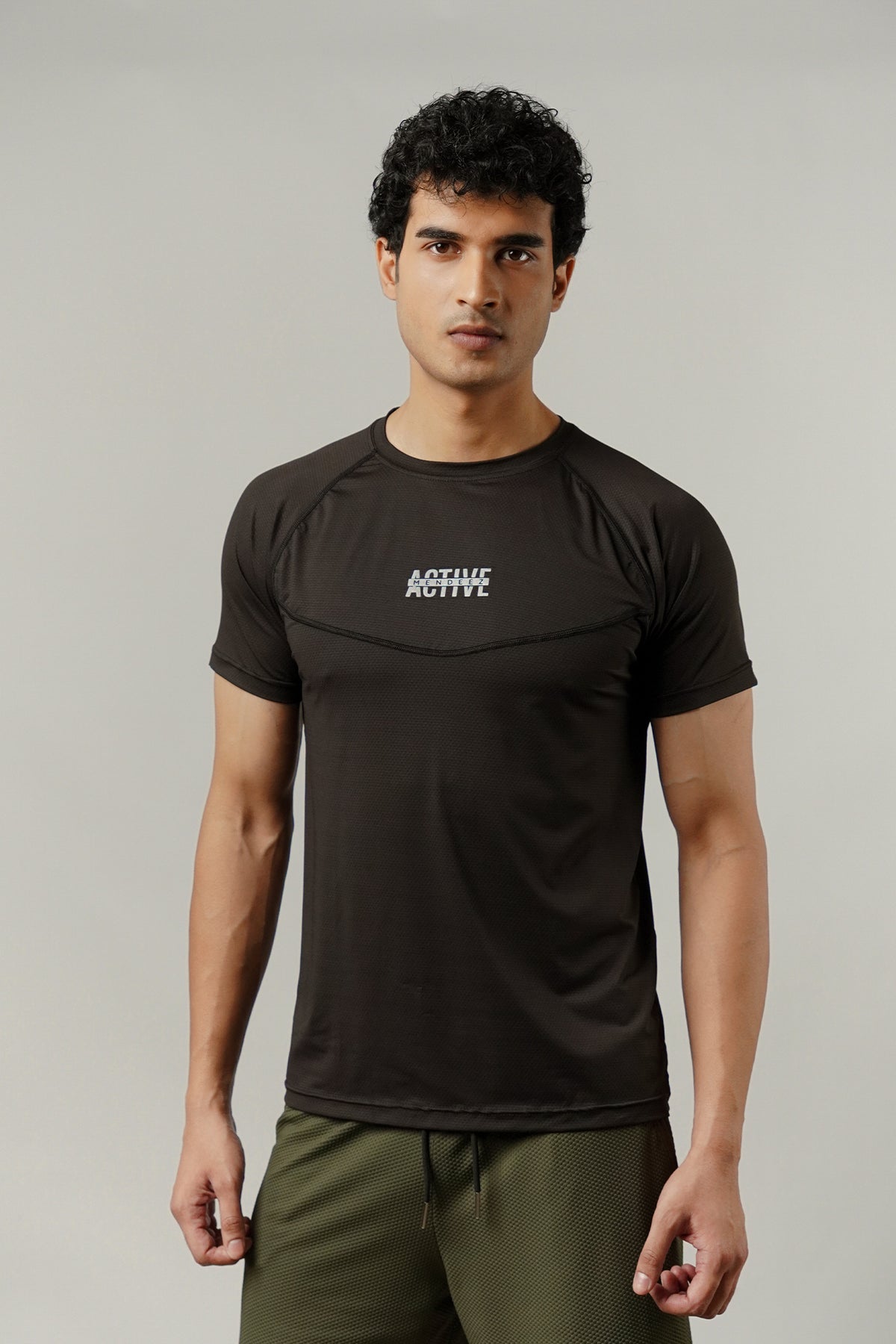 Textured T-Shirt - Black