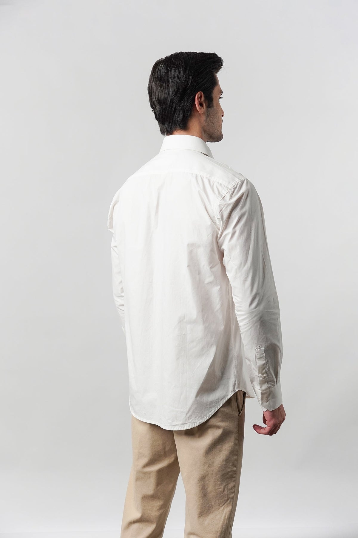 Plain Shirt - White - FA