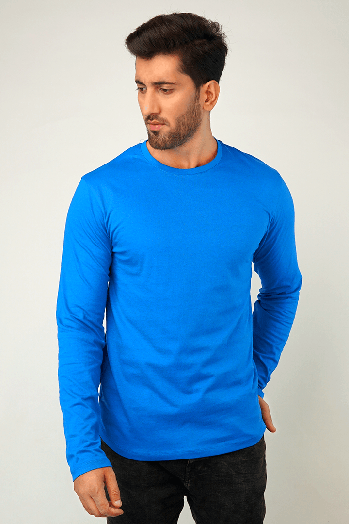 Royal Blue Full Sleeve T-Shirt alternate view