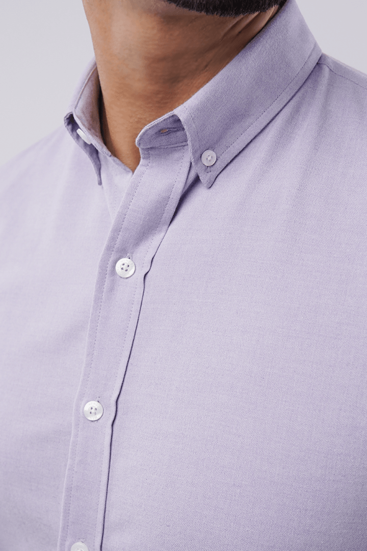 Oxford Shirt - Purple alternate view