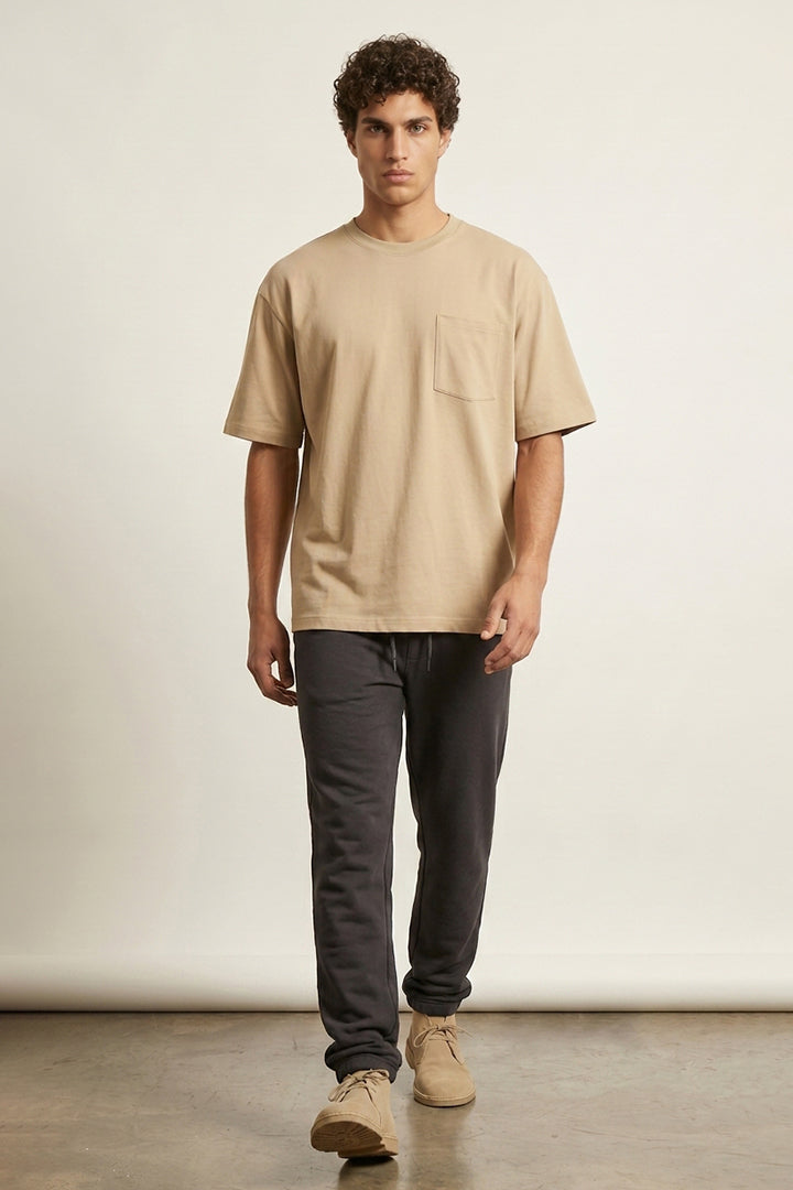 Beige Oversized T-Shirt