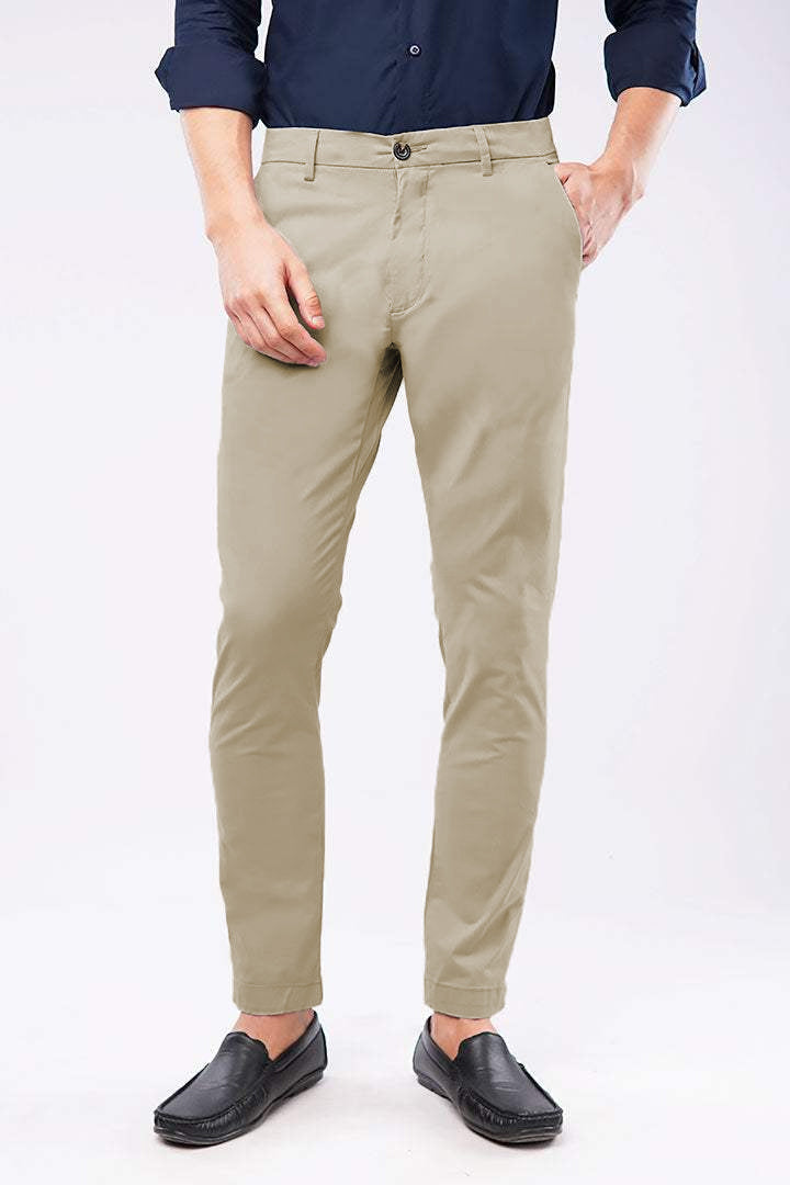 Slim Fit Chinos - Sand - FA