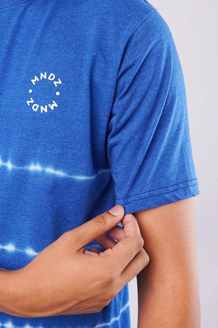 Electric Blue Tie and Dye T-shirt