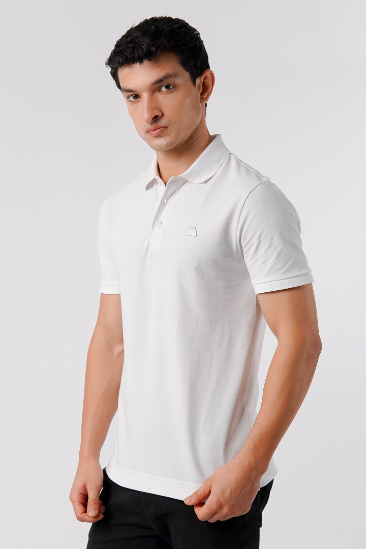 Regular Fit Polo Shirt - White - FA alternate view