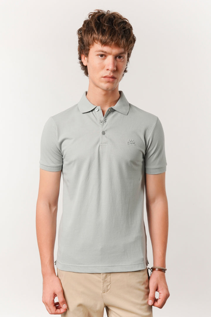 Regular Fit Polo Shirt - Harbour Mist