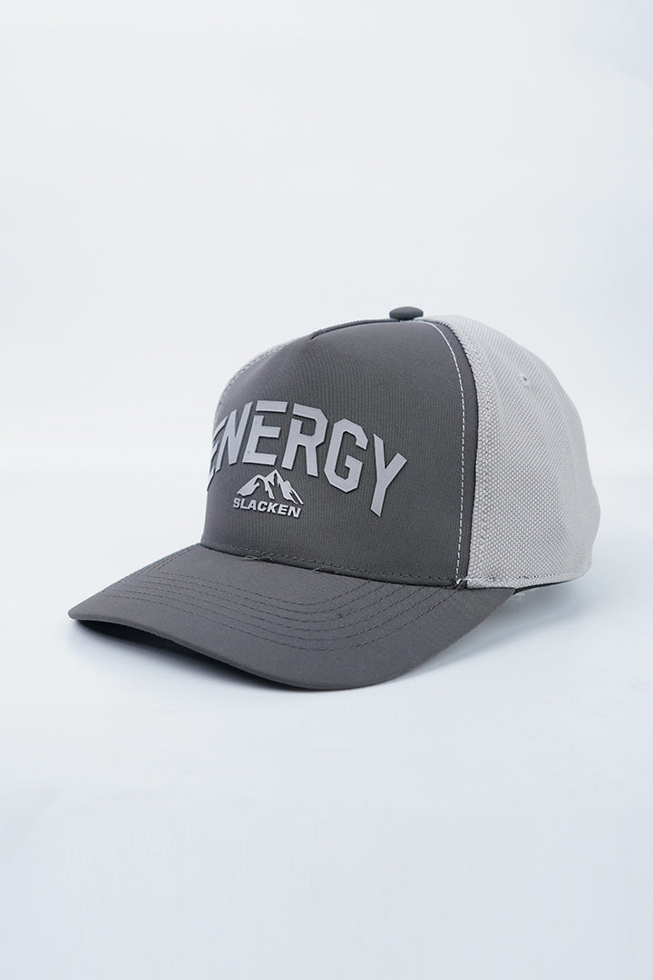 Energy Mountain Trucker Cap - Grey