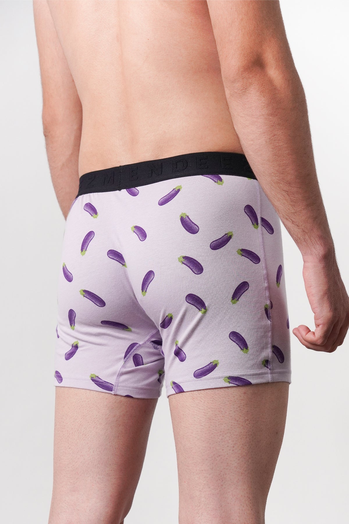 Printed All Day Boxers - Purple - FA alternate view