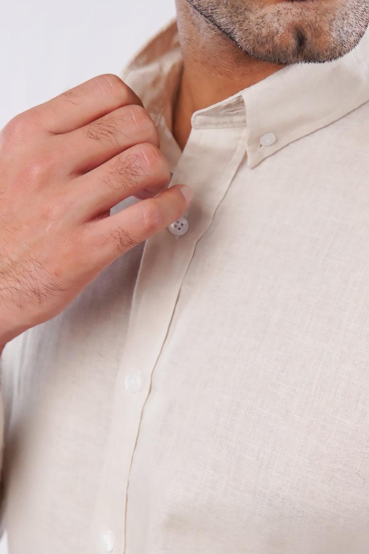 Oxford Shirt - Beige alternate view