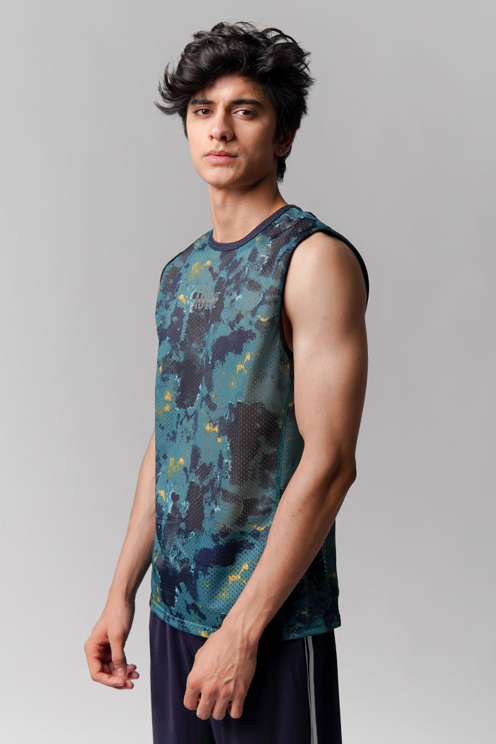 Mesh Tank Top - Camouflage