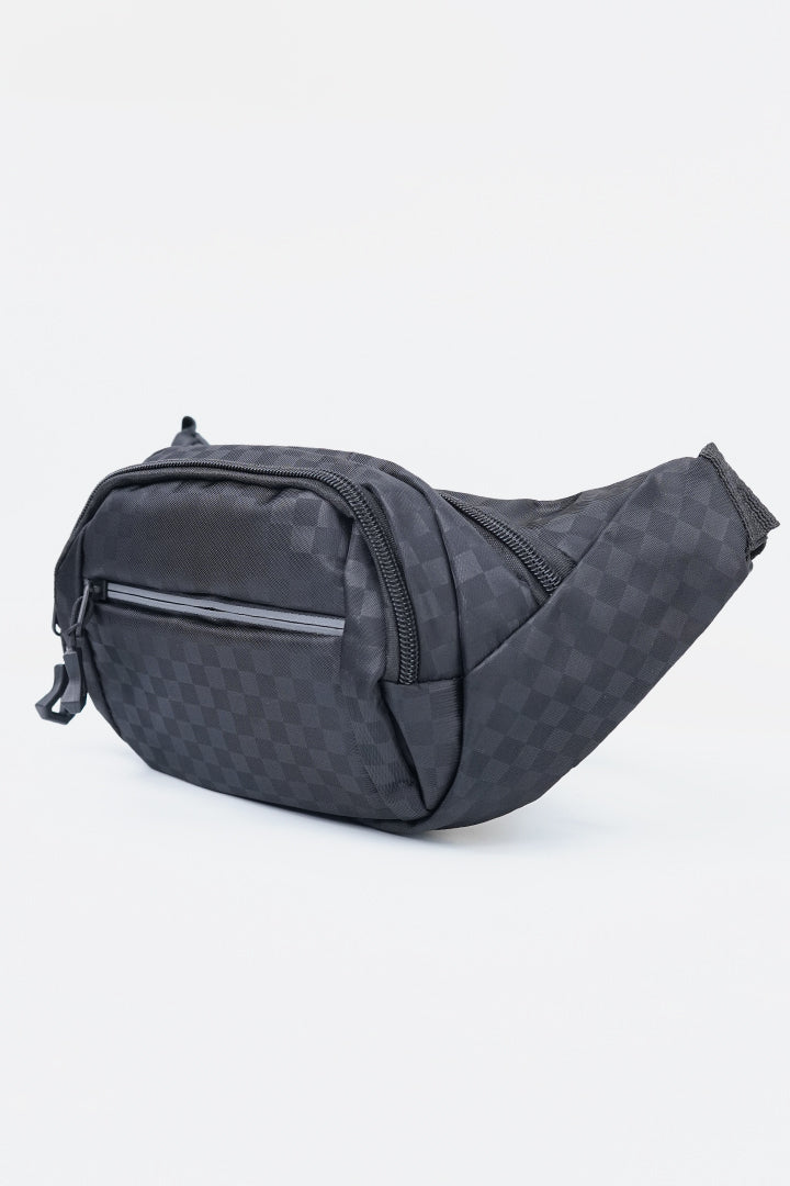 Checkerboard Waist Bag - Black alternate view