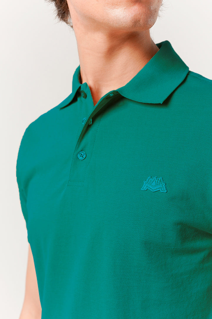 Regular Fit Polo Shirt - Emerald Green
