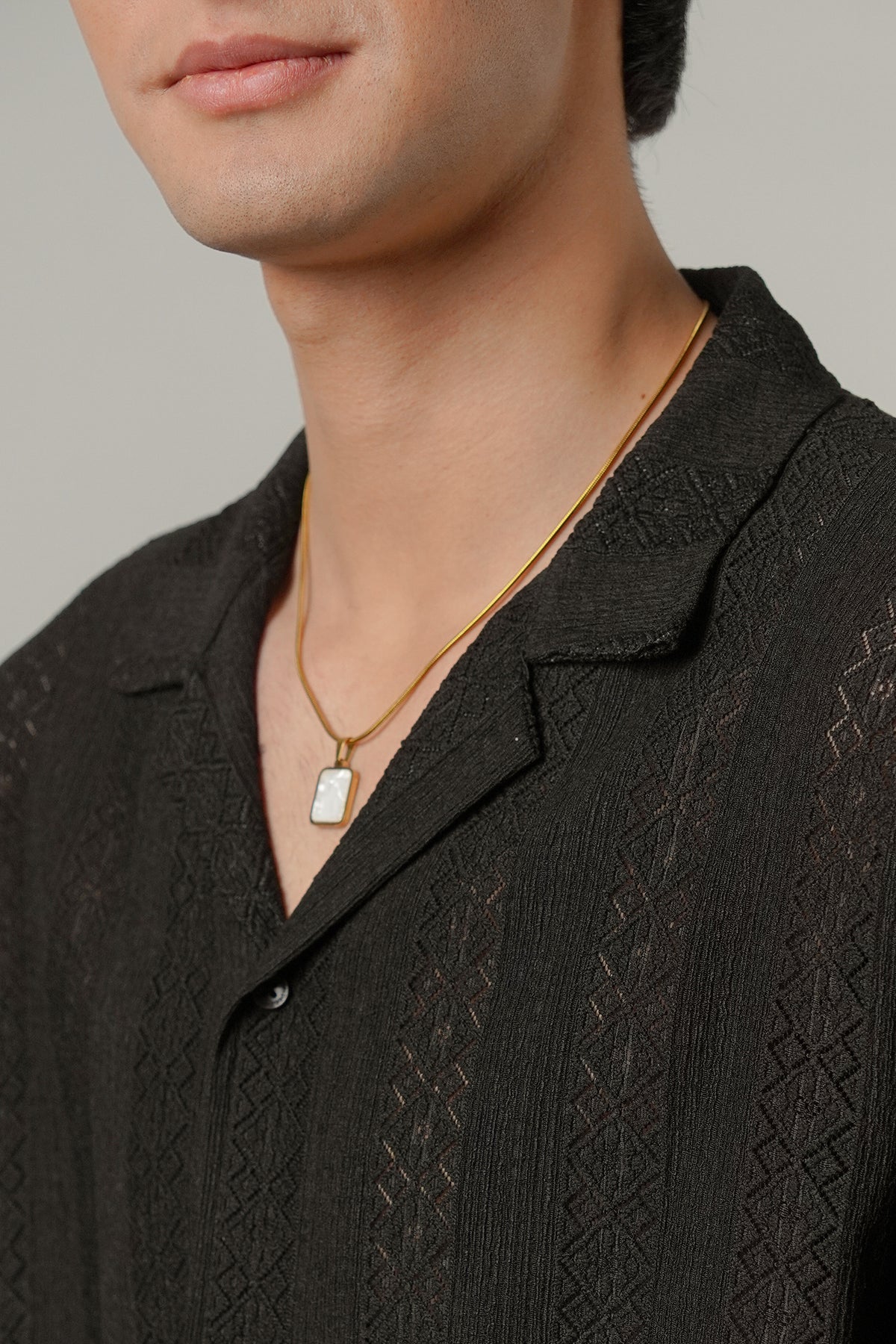Burnout Cuban Shirt - Black alternate view