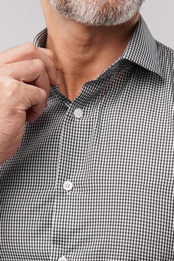 Check Shirt - Grey Micro alternate view