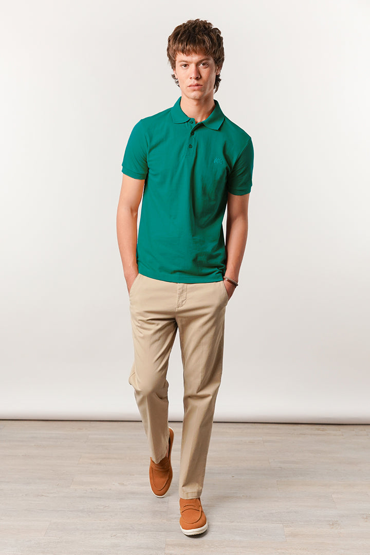 Regular Fit Polo Shirt - Emerald Green