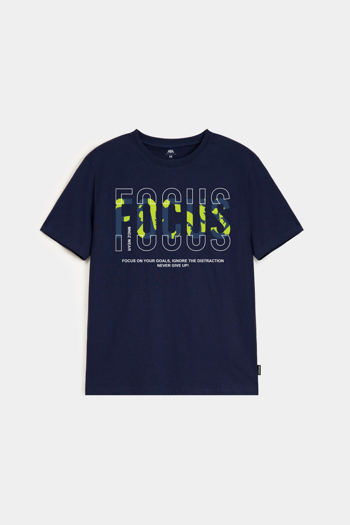 Printed Graphic Tee - Navy Blue