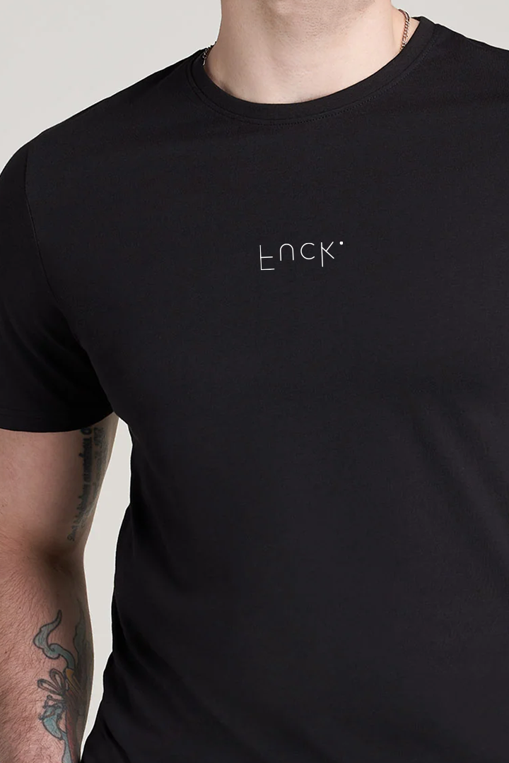 Printed Graphic Tee - Black alternate view