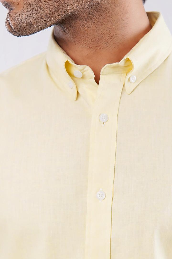 Oxford Shirt - Lemon Yellow alternate view