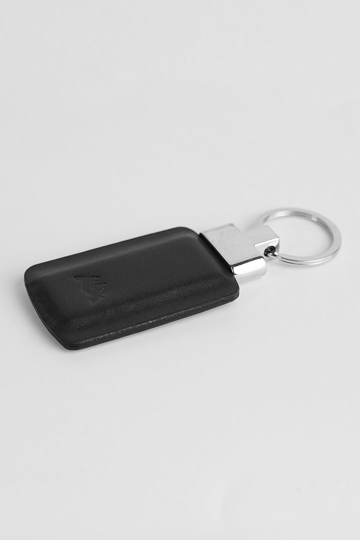 Leather Keychain - Black