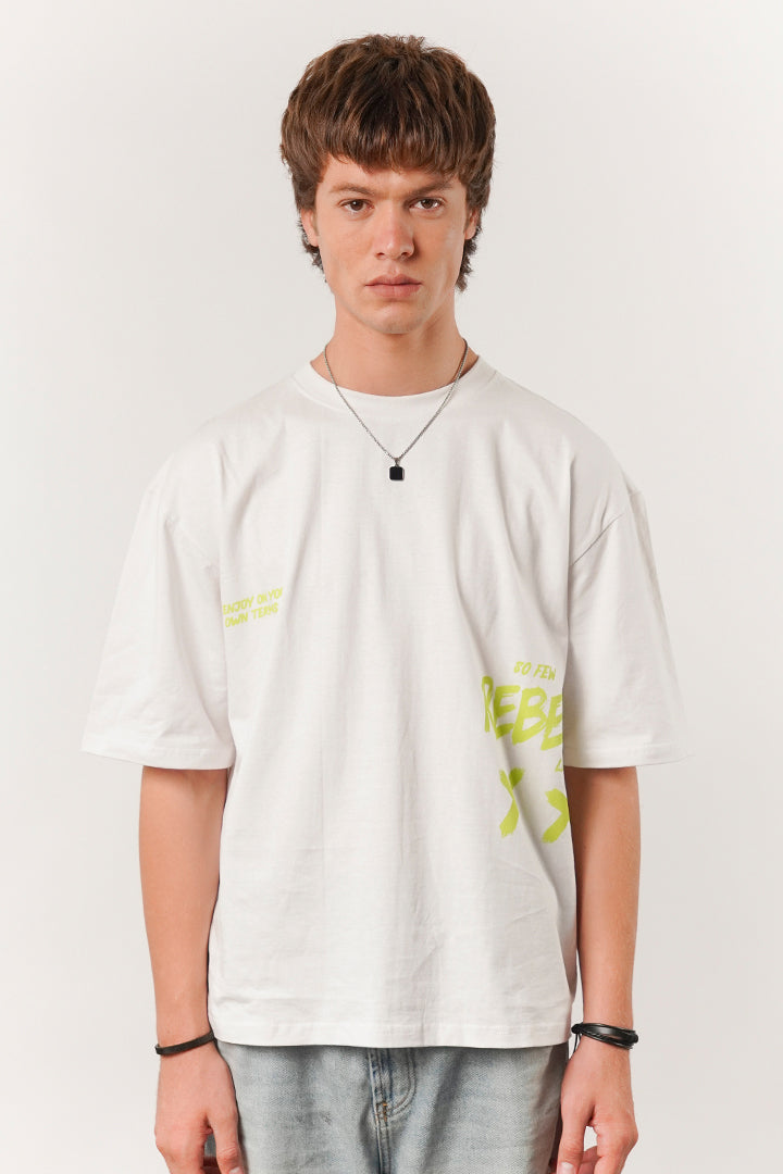 Box Fit Tee - White