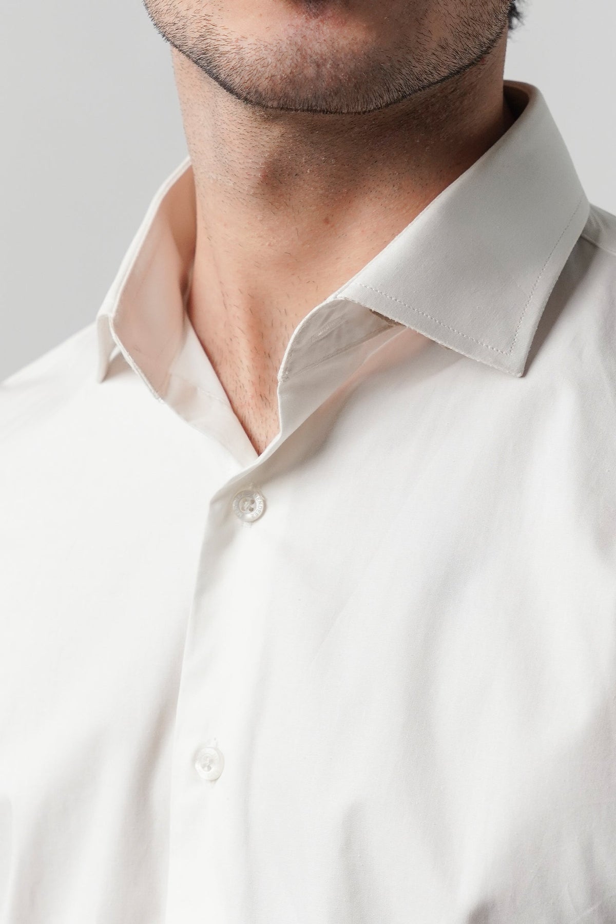 Plain Shirt - White - FA