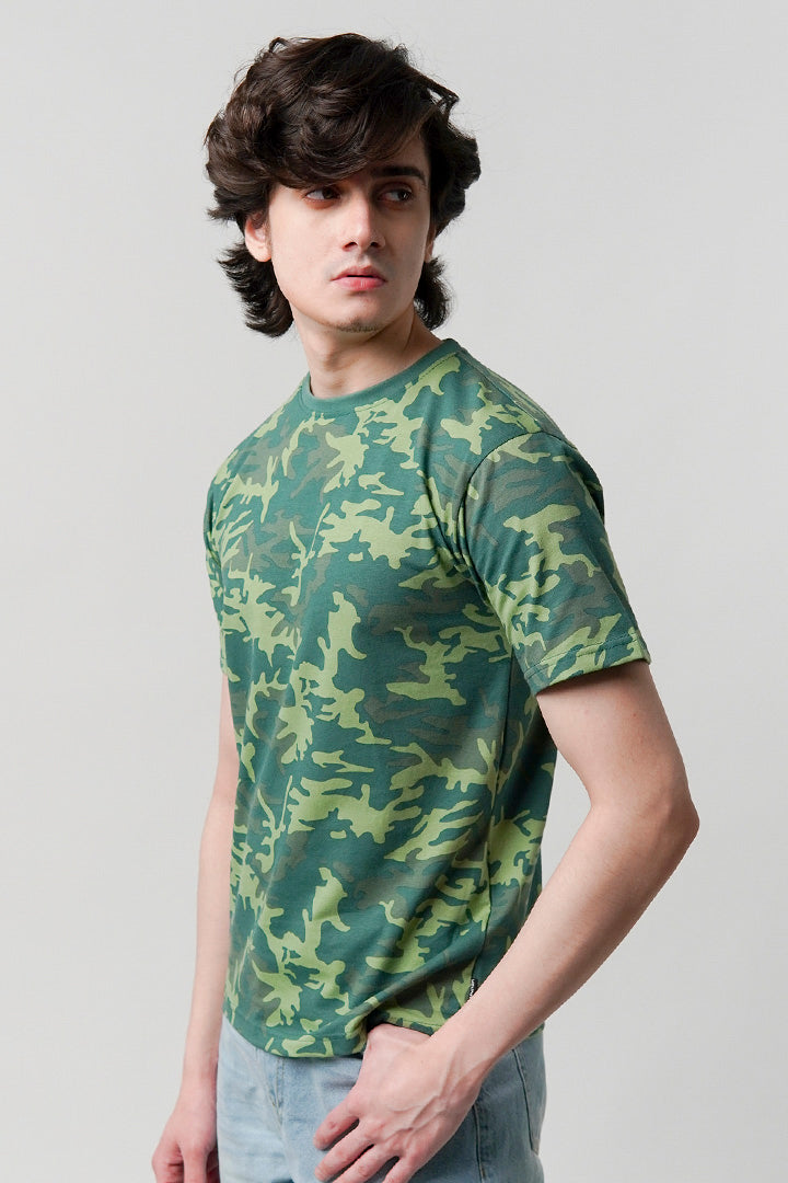 Printed T-Shirt - Camouflage