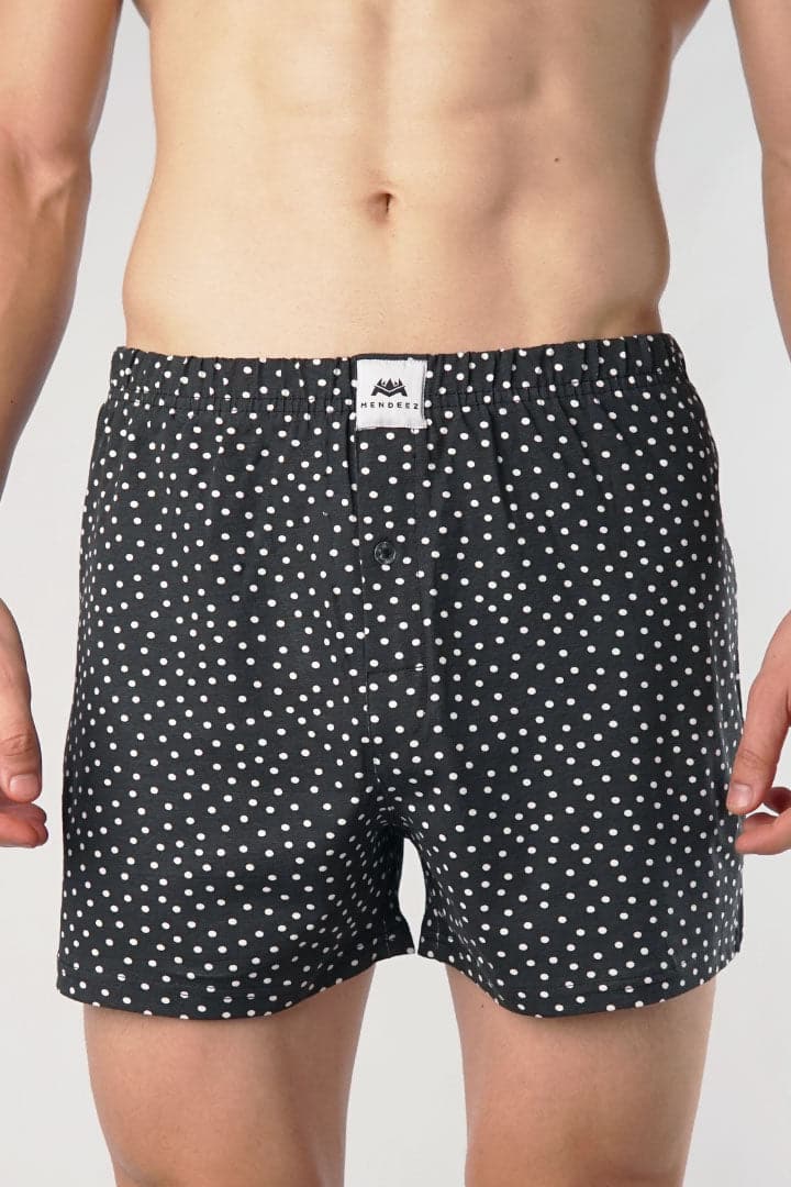 Polka Dots Jersey Boxer Shorts