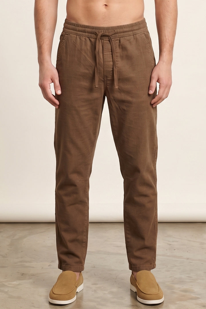 Jogger Pants - Brown