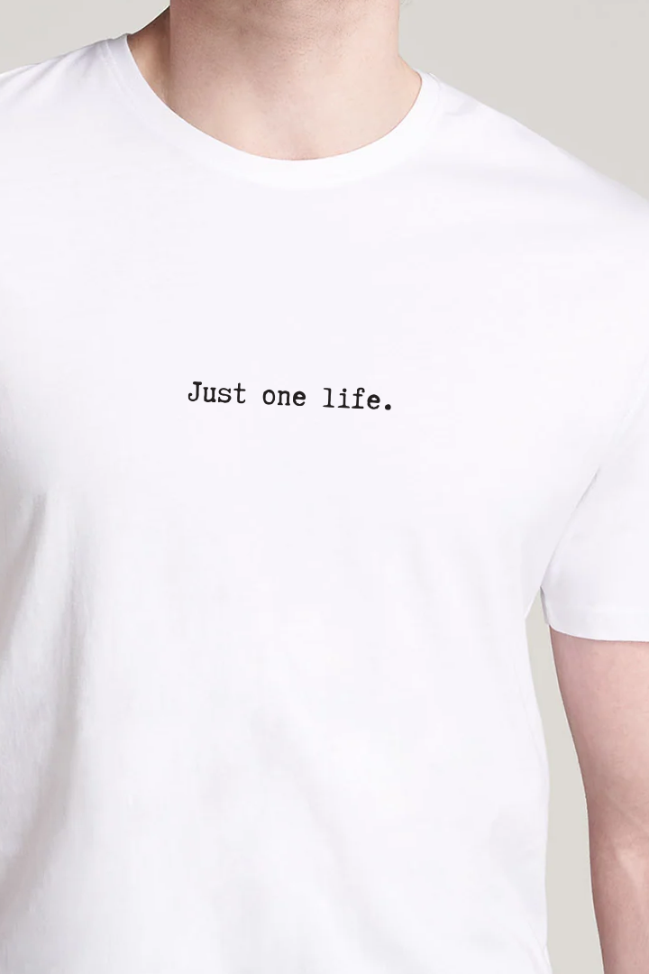Printed Graphic Tee - White alternate view