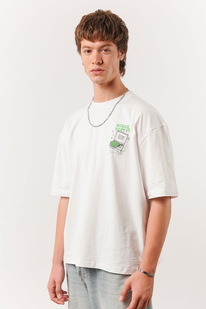 Box Fit Tee - White