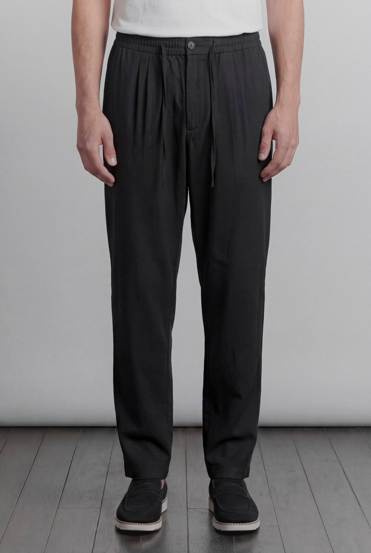 Relaxed Tailored Pants - Black