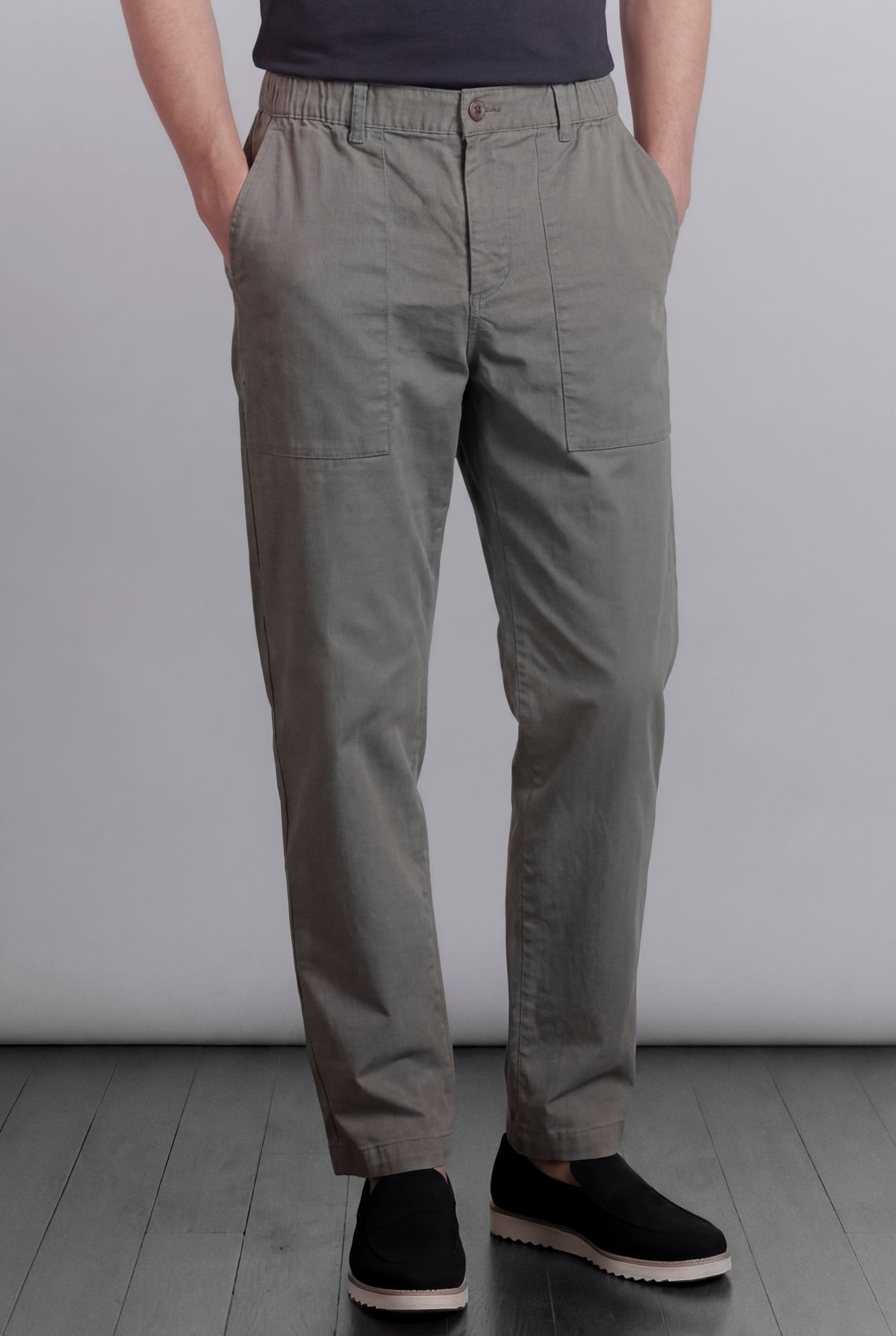 Classic Straight Pants - Grey - FA