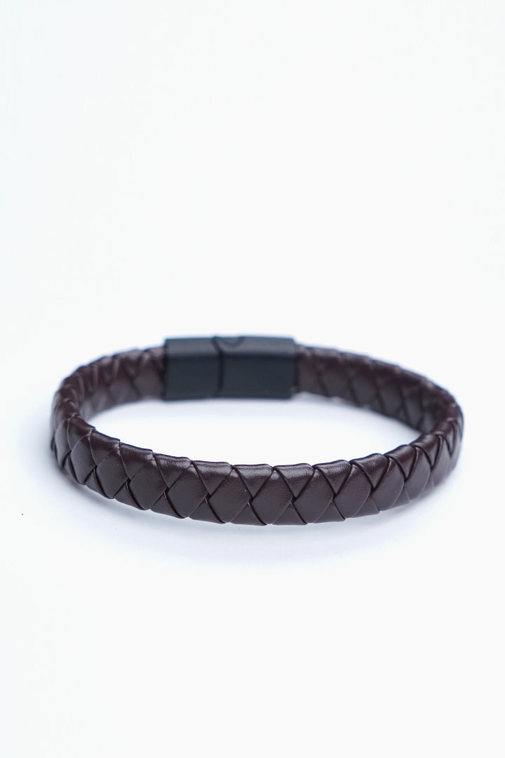 Classic Brown Braided Bracelet