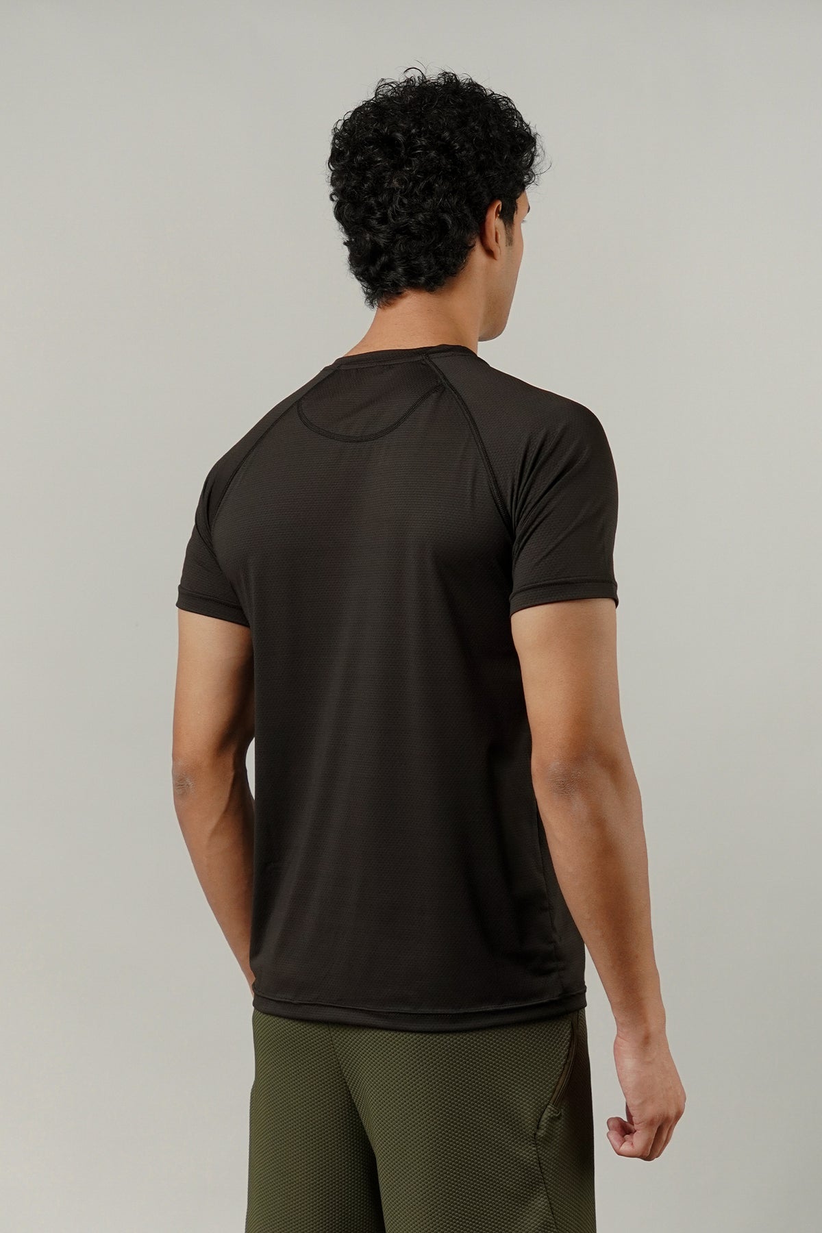 Textured T-Shirt - Black
