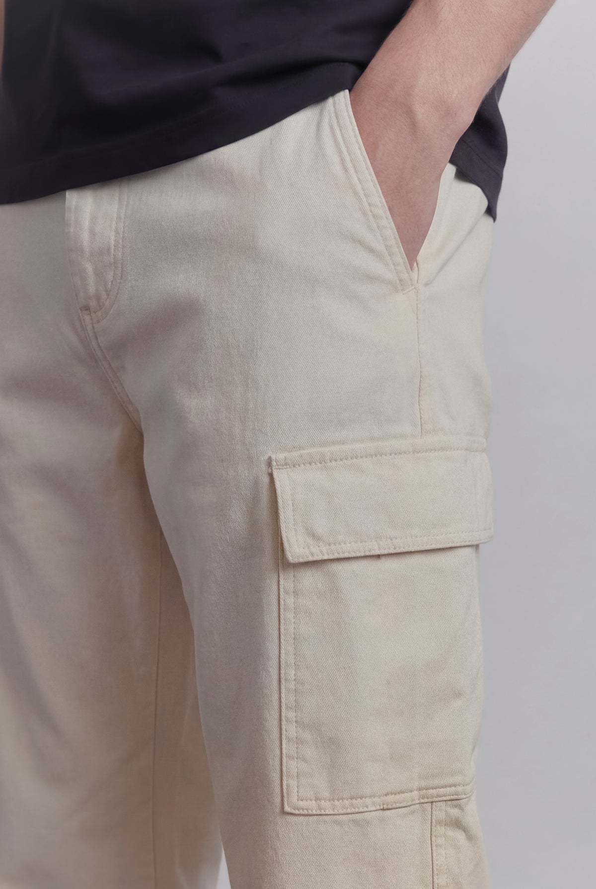 Cargo Pants - Off White - FA alternate view