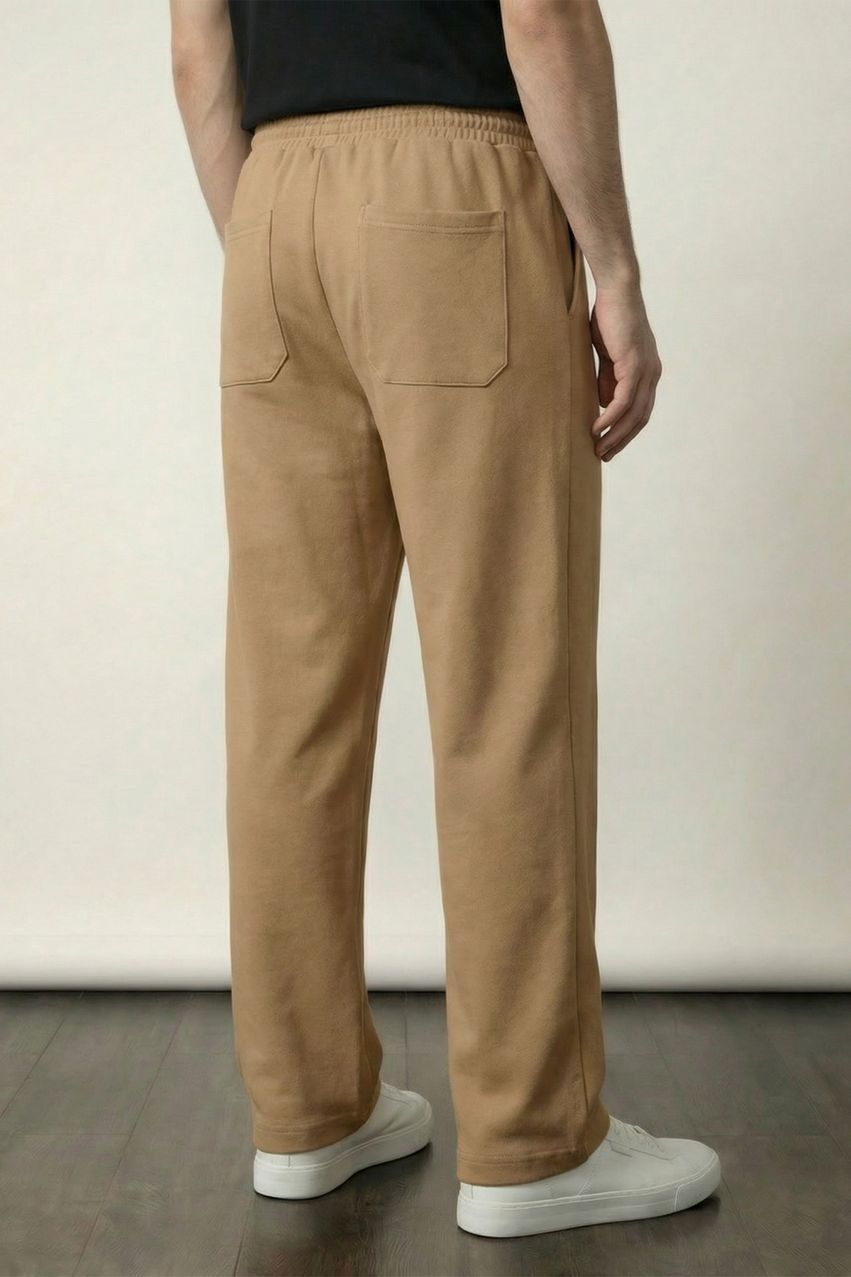 Pintex Jogger Pants - Camel