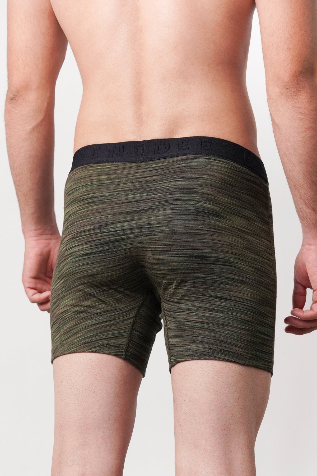 Printed All Day Boxers - Olive Green - FA alternate view