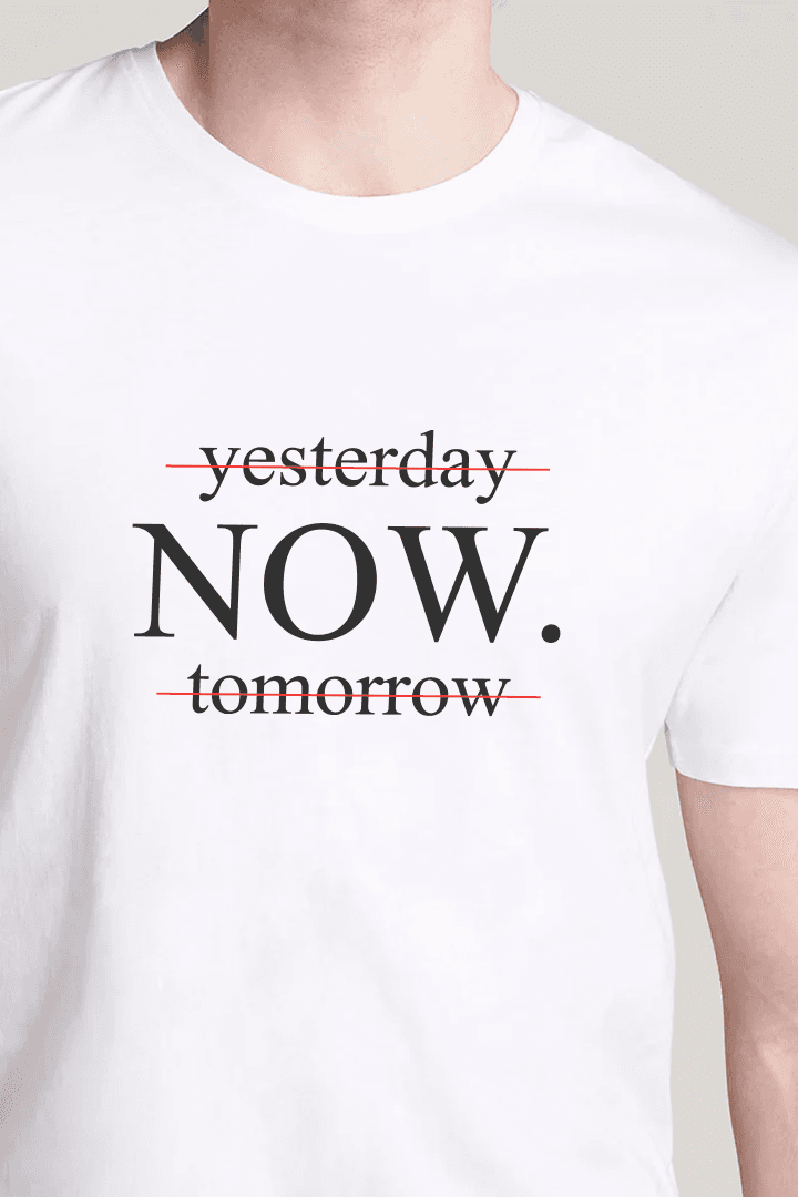 Printed Graphic T-Shirt - White - FA